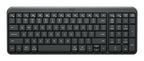 Logitech K250 Compact Bluetooth keyboard Universal RF Wireless + Bluetooth QWERTY US English Graphite