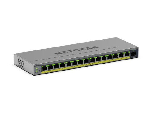 NETGEAR GS116EP Managed L2/L3 Gigabit Ethernet (10/100/1000) Power over Ethernet (PoE) Gray