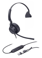 Yealink UH42 Mono USB-C/A Headset Wired Head-band Calls/Music USB Type-C / USB Type-A Black