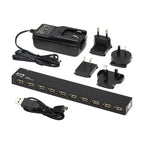 Tripp Lite U223-010-INT interface hub USB 2.0 Mini-B 480 Mbit/s Black
