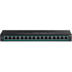 Trendnet TPE-TG160H network switch Unmanaged Gigabit Ethernet (10/100/1000) Power over Ethernet (PoE) 1U Black