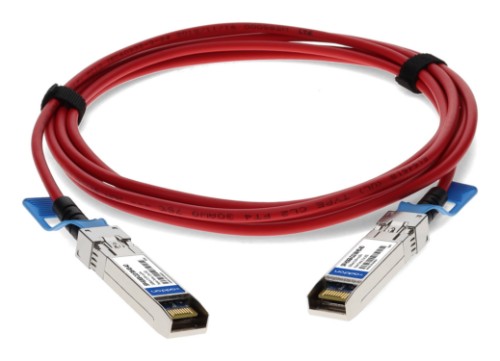 AddOn Networks SFP-H10GB-CU2-5M-RD-AO InfiniBand/fibre optic cable 98.4" (2.5 m) SFP+ DAC Red, Stainless steel
