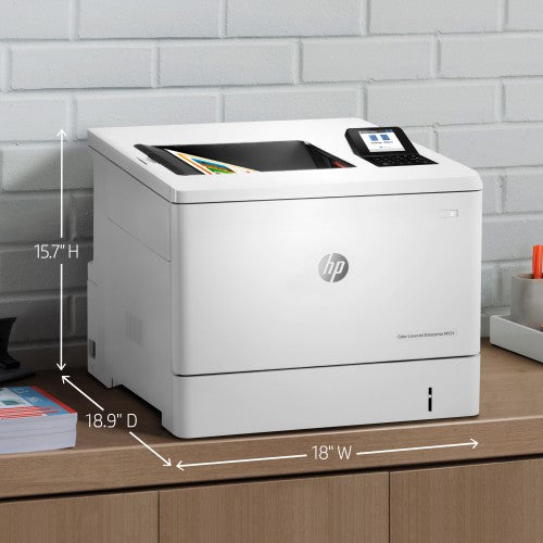 HP Color LaserJet Enterprise LaserJet Enterprise M554dn Color Printer, Ethernet Only; Duplex