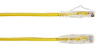 Black Box CAT6A 0.6m networking cable Yellow 23.6" (0.6 m) U/UTP (UTP)