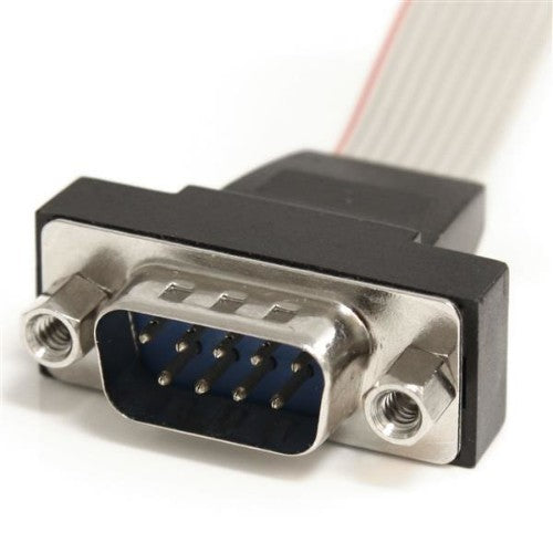 StarTech.com PNL9M16 serial cable Gray 16" (0.406 m) DB-9 IDC