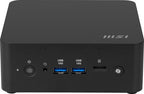 MSI Cubi NUC AI+ 2MG-019US Copilot+ PC Intel Core Ultra 7 258V 32 GB LPDDR5x-SDRAM 1 TB SSD Windows 11 Pro Mini PC Black