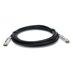 AddOn Networks FG-TRAN-QSFP+SR-PDAC50CM-AO InfiniBand/fibre optic cable 19.7" (0.5 m) Black, Silver