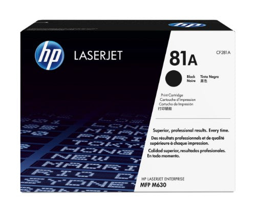 CF281A (81A) Toner black, 10.5K pages