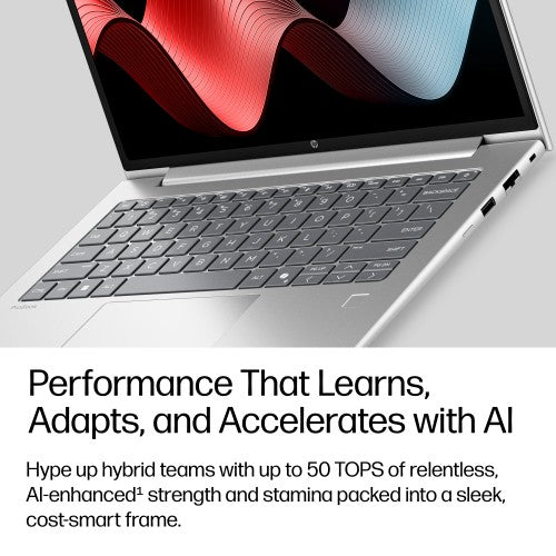 HP ProBook 4 G2a 14 inch Notebook Next Gen AI PC Copilot+ PC AMD Ryzen™ AI 7 445 Laptop 14" Touchscreen WUXGA 16 GB DDR5-SDRAM 512 GB SSD Wi-Fi 6E (802.11ax) Windows 11 Pro Silver