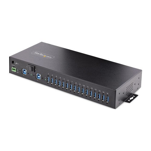 StarTech.com 5G16AINDS-USB-A-HUB interface hub USB 3.2 Gen 1 (3.1 Gen 1) Type-B 5000 Mbit/s Black