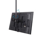StarTech.com FLATPNLCEIL signage display mount 75" Black