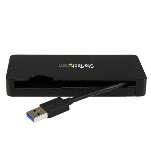 StarTech.com USB3SMDOCKHV laptop dock/port replicator Wired USB 3.2 Gen 1 (3.1 Gen 1) Type-A Black
