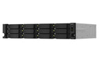 QNAP TS-1264U-RP NAS Rack (2U) Intel® Celeron® 8 GB DDR4 0 TB QNAP QTS Aluminum, Black