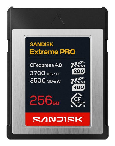 SanDisk Extreme PRO CFexpress 4.0 Type B 256 GB CFexpress Type B