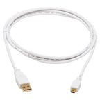 Tripp Lite U030AB-006-WH USB cable USB 2.0 72" (1.83 m) USB A Mini-USB B White