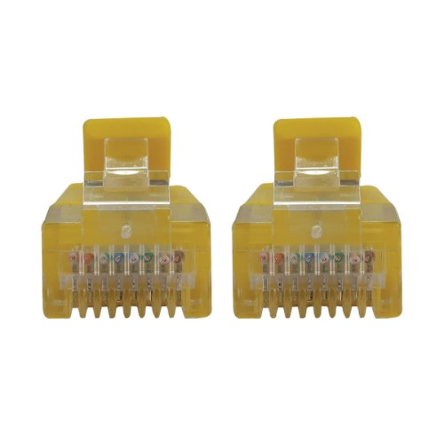Tripp Lite N261-S01-YW networking cable Yellow 11.8" (0.3 m) Cat6a U/UTP (UTP)