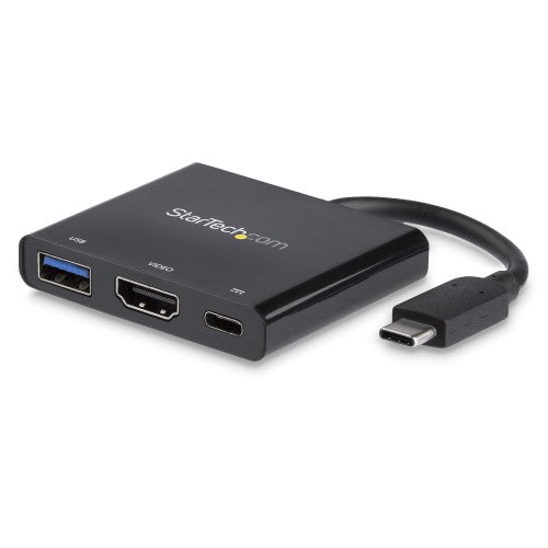 StarTech.com CDP2HDUACP laptop dock/port replicator Wired USB 3.2 Gen 1 (3.1 Gen 1) Type-C Black