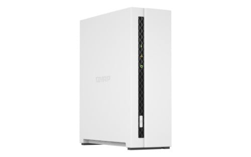 QNAP TS-133-US NAS/storage server Tower Cortex-A55 2 GB DDR4 0 TB QNAP Turbo System White