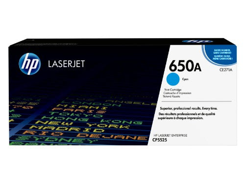 CE271A (650A) Toner cyan, 15K pages