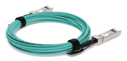 AddOn Networks ADD-S28CIS28DE-O2M InfiniBand/fibre optic cable 78.7" (2 m) SFP28 AOC Aqua color, Black, Stainless steel