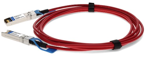 AddOn Networks SFP-H10GB-CU3-5M-RD-AO InfiniBand/fibre optic cable 137.8" (3.5 m) SFP+ DAC Red, Stainless steel