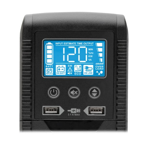 Tripp Lite ECO1500LCD uninterruptible power supply (UPS) Line-Interactive 1.44 kVA 900 W 10 AC outlet(s)