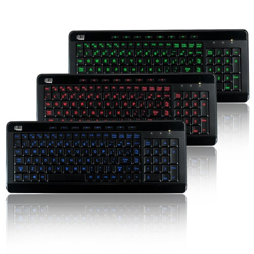 Adesso SlimTouch 120 keyboard USB QWERTY English Black