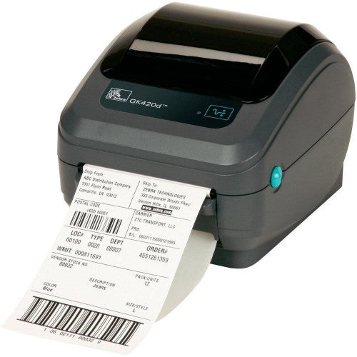 Zebra GK420d label printer Direct thermal 203 x 203 DPI 127 mm/sec Wired Ethernet LAN