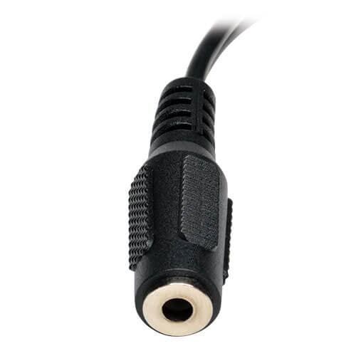 Tripp Lite P316-06N audio cable 5.91" (0.15 m) 2 x RCA 3.5mm Black