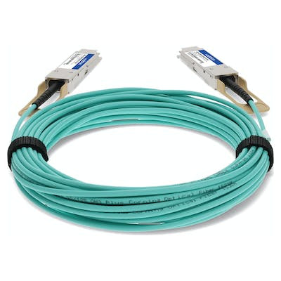 AddOn Networks ADD-Q28CIQ28DE-O15M InfiniBand/fibre optic cable 590.6" (15 m) QSFP28 Green