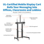 Tripp Lite DMCS70120AMUL signage display mount 120" Black
