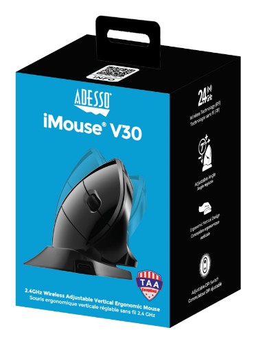 Adesso iMouse V30 mouse Office Right-hand RF Wireless Optical 2400 DPI