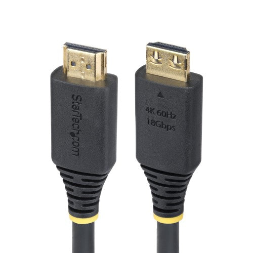 StarTech.com HDMI2-CABLE-GRIP-8F HDMI cable 94.5" (2.4 m) HDMI Type A (Standard) Black