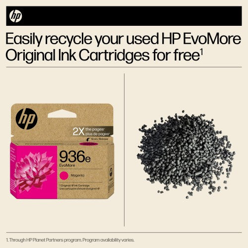 HP 936e EvoMore Magenta Original Ink Cartridge
