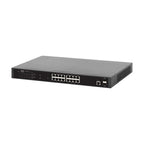 Eaton NGS16C2POE-1 network switch Managed L2 Gigabit Ethernet (10/100/1000) Power over Ethernet (PoE) 1U Black