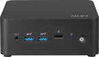 MSI Cubi NUC 1M-010US Intel Core 3 100U 8 GB DDR5-SDRAM 500 GB SSD Windows 11 Pro Mini PC Black