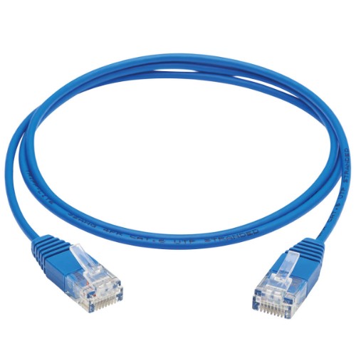 Tripp Lite N200-UR03-BL networking cable Blue 35.4" (0.9 m) Cat6 U/UTP (UTP)