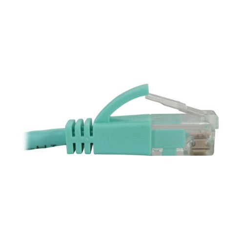 Tripp Lite N261-S6N-AQ networking cable Aqua color 5.91" (0.15 m) Cat6a U/UTP (UTP) Round