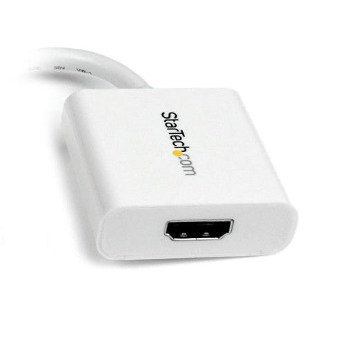 StarTech.com MDP2HDW video cable adapter 4.72" (0.12 m) Mini-DisplayPort HDMI White