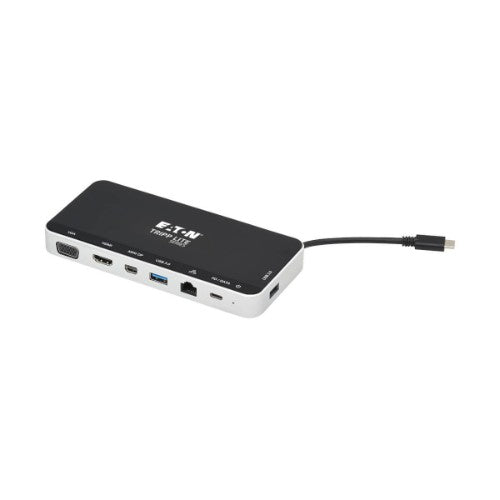 Tripp Lite U442-DOCK16-B laptop dock/port replicator Wired USB 3.2 Gen 1 (3.1 Gen 1) Type-C Gray