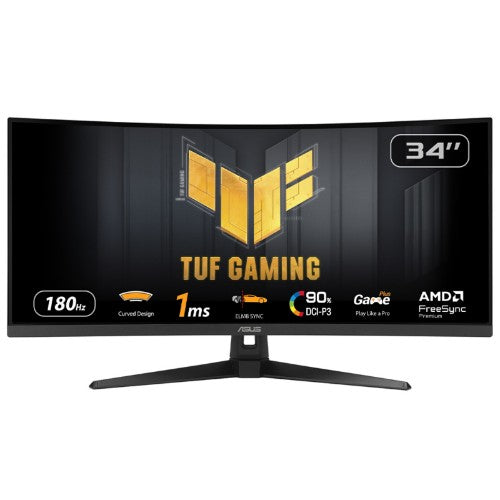 ASUS TUF Gaming VG34VQ3B computer monitor 34" 3440 x 1440 pixels UltraWide Quad HD LED Black