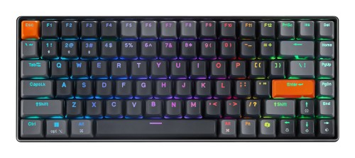 Adesso EasyTouch 1000 keyboard Home/Office USB + RF Wireless + Bluetooth QWERTY US English Black, Gray