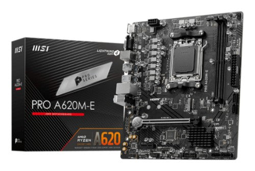 MSI PRO A620M-E motherboard AMD A620 Socket AM5 micro ATX