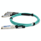 AddOn Networks 10322-AOC7M-AO InfiniBand/fibre optic cable 275.6" (7 m) QSFP+ 4x SFP+ AOC Aqua color