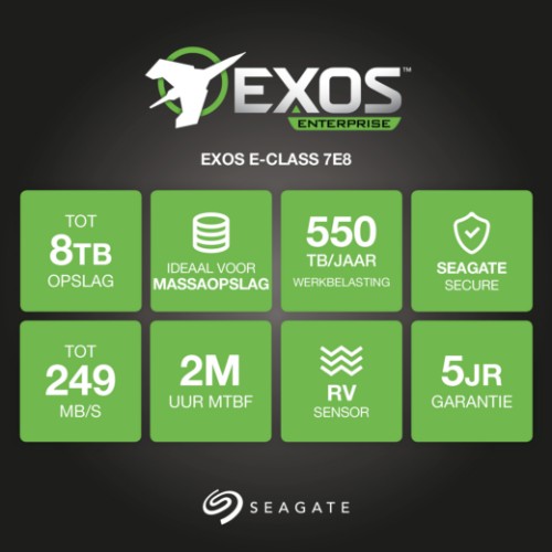 Seagate Enterprise ST3000NM0005 internal hard drive 3 TB 7200 RPM 128 MB 3.5" Serial ATA III