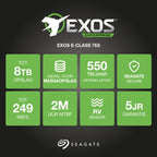 Seagate Enterprise ST3000NM0005 internal hard drive 3 TB 7200 RPM 128 MB 3.5" Serial ATA III