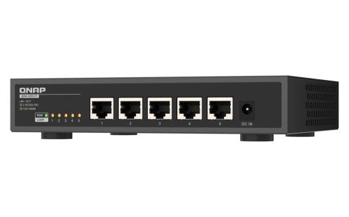 QNAP QSW-3205-5T-US network switch Unmanaged 10G Ethernet (100/1000/10000) Desktop Black