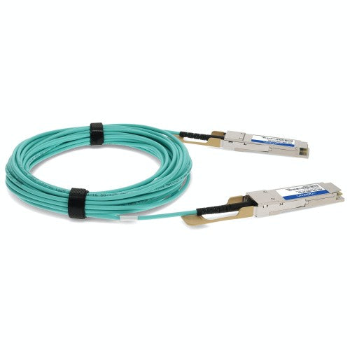 AddOn Networks AOC-Q28-100G-2M-AO InfiniBand/fibre optic cable 78.7" (2 m) QSFP28 Aqua color