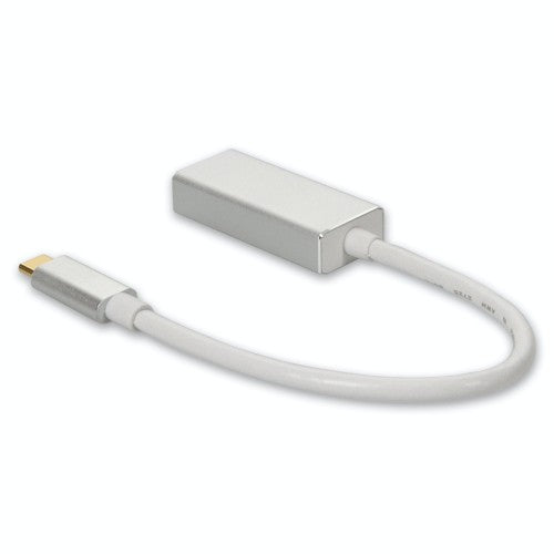 AddOn Networks USBC2DPMFAL-AA video cable adapter 7.87" (0.2 m) USB Type-C DisplayPort Aluminum