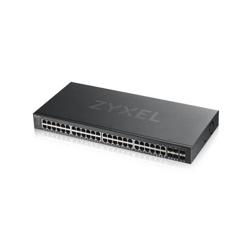 Zyxel GS1920-48V2 network switch Managed Gigabit Ethernet (10/100/1000) Black